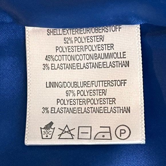 Belle Badgley Mischka Chartreuse & Blue Sheath Dress Size 2 - Picture 9 of 10